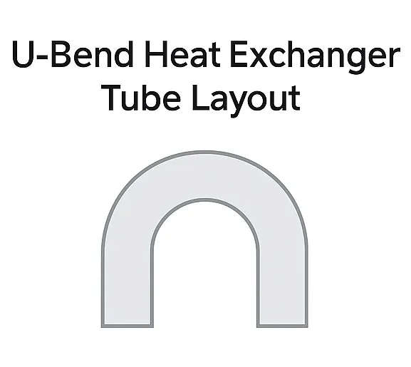 u bent tube layout of boiler heat exchange
